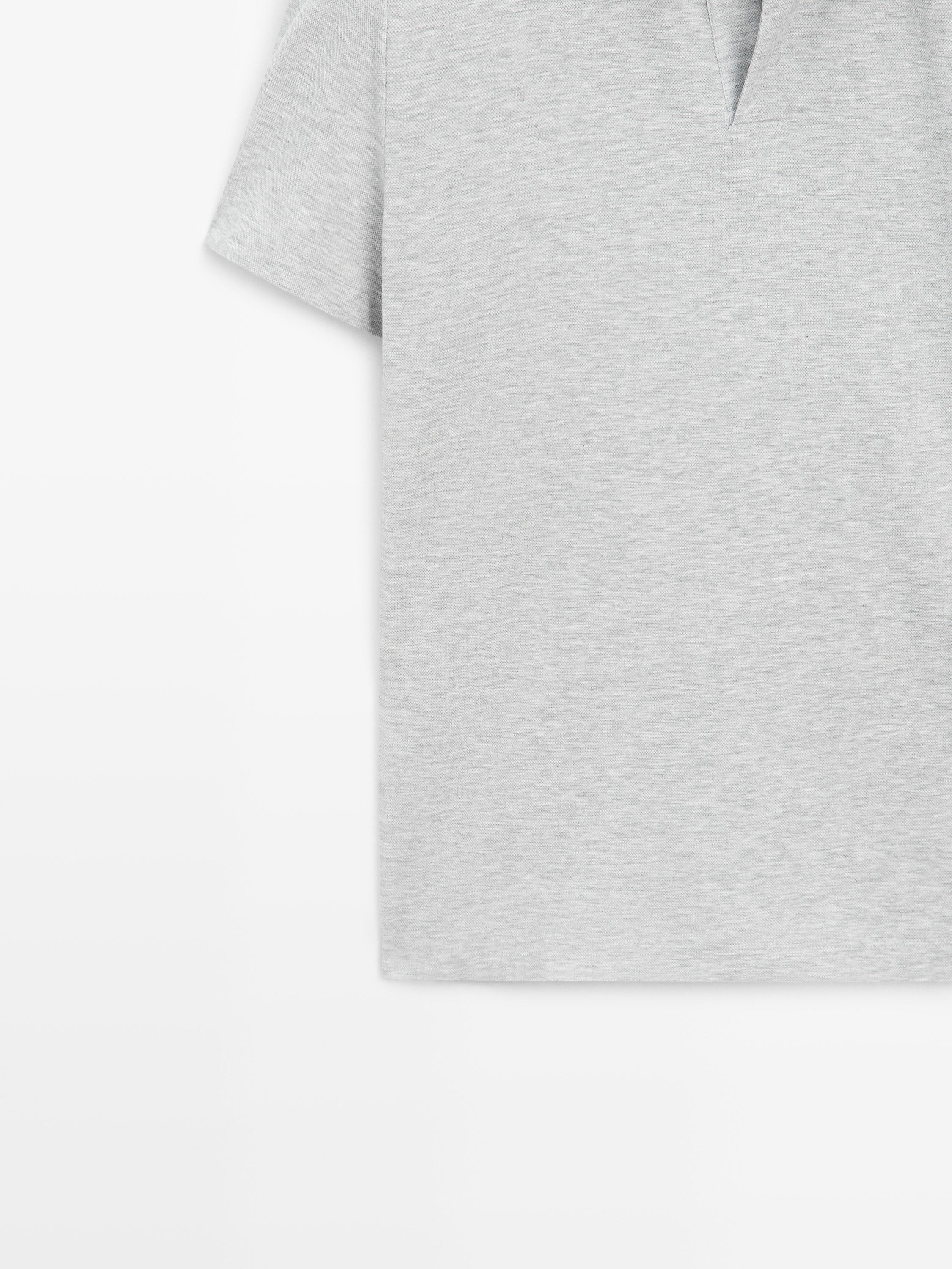 Polo chiné à manches courtes